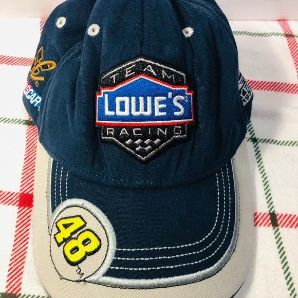 Hendrick Motorsports 20 Years Jimmie Johnson Team Lowe's #48 Hat NASCAR One Size - Picture 1 of 5
